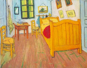 The bedroom in Arles. Saint Remy